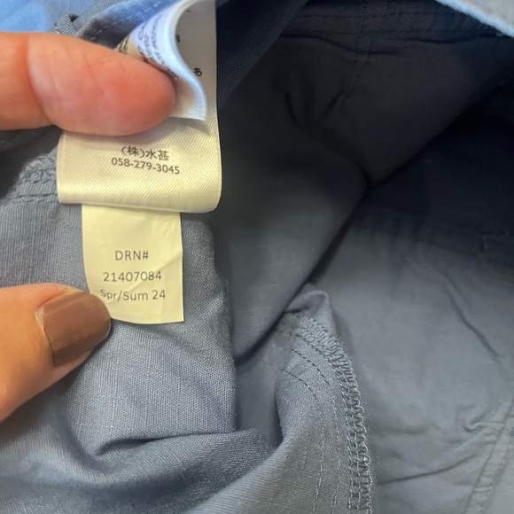 New Eddie Bauer Women's Adventurer Stretch Ripstop Ankle Pants Woman’s 14 Blue - Picture 7 of 11